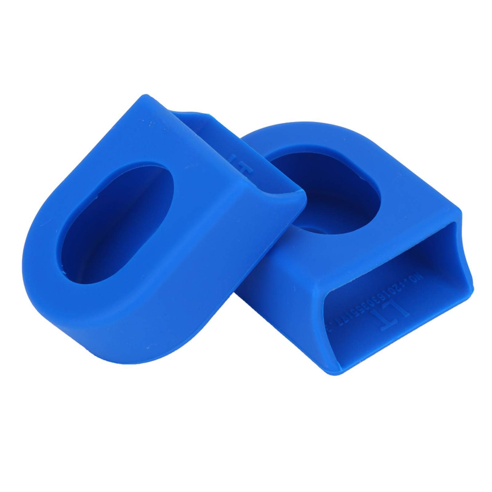 Drfeify 1 Pair 2 pcs Crank Arm Protectors, 5 Colors Silica gel Crank Arm Boots Crank Arm Protectors Bike Accessory(blue)
