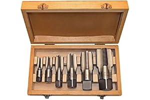 Alfa Tools TDS66006NPT 6 Pc Carbon Steel Npt Pipe Tap Set,