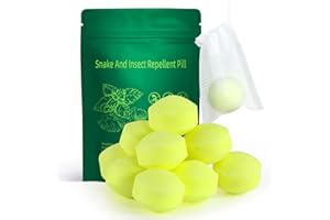YUEQINGLONG Snake Away Repellent for Outdoors, Snake Be Gone for Yard Powerful Pet Safe Balls for Lawn Garden Camping Fishing Home to Repels Snakes and Other Pests (yellow-10)
