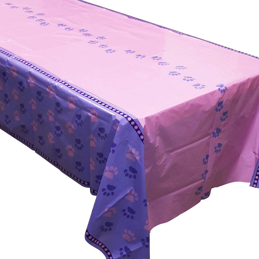 Best paw print table cloth