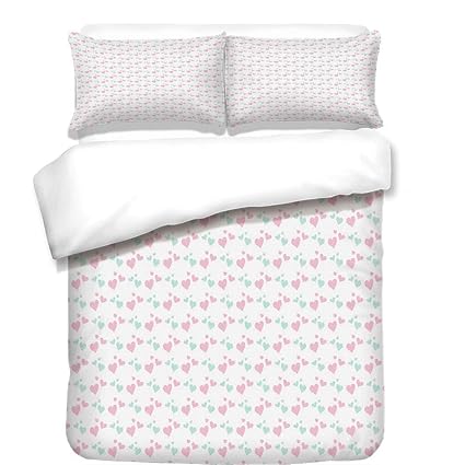 Amazon Com Yaoni 3pcs Duvet Cover Set Kids Girls Room
