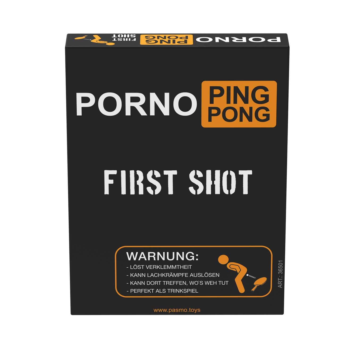 CRAZE Pasmo Ping Pong First Shot - Kinky Drinking Game Cards, JGA Games for Adults, Party Card Game 36501