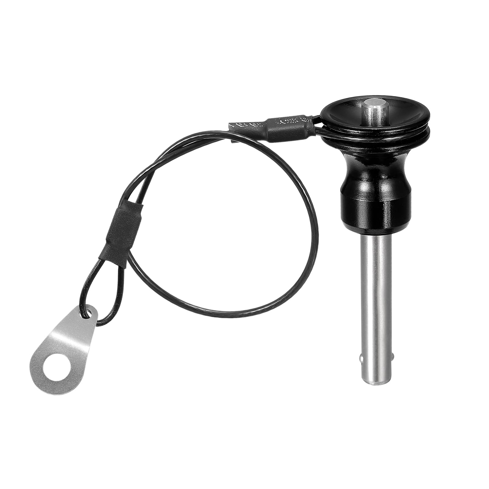 DTGN 6mmx25mm(DxL) Quick Release Pin - Good for Quickly Connecting Hooking Up Components - 304 Stainless Steel Push-Button Ball Locking Pins with Wire - Silver