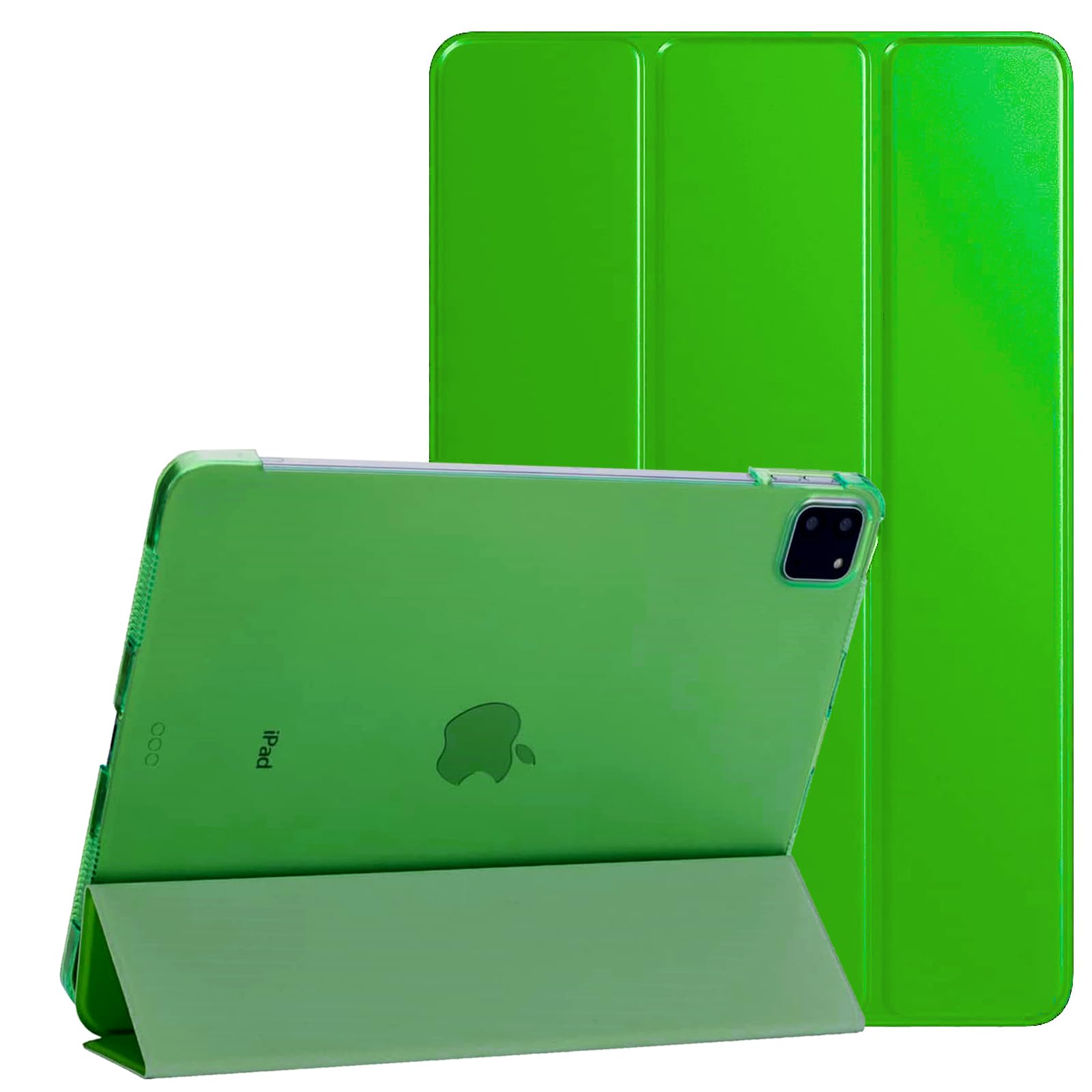 PROTech Smart Case for iPad Pro 11 Inch, 2022/2021/2020-18 Model, Slim Stand Hard Back Shell Smart Cover with Auto Wake/Sleep (Green)