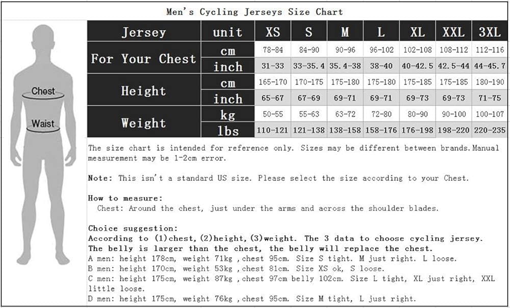 New Pro Full Zipper Men's Cycling Jersey Short Sleeve Riding Shirt USA: Clothing