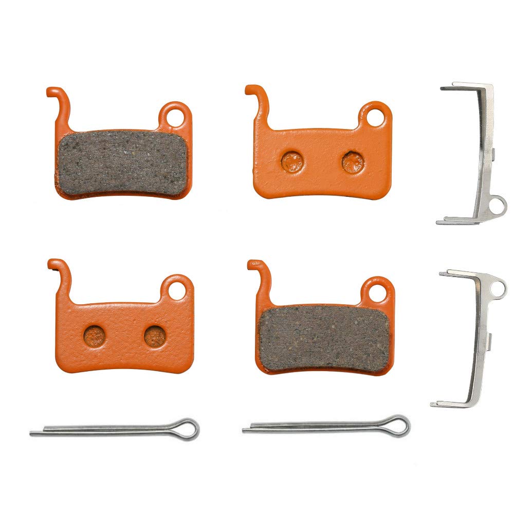 2 pair Bicycle Disc Brake Pads for Shimano Deore M535 M595 M596 Deore XT M765 M775 M776 XTR M965 M966 M975 LX M585 SLX M665 T665-Ceramic