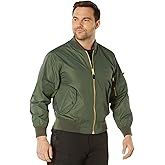 Rothco Lightweight Enhanced Nylon MA-1 Flight Jacket – Bomber Style Spring Fall Coat