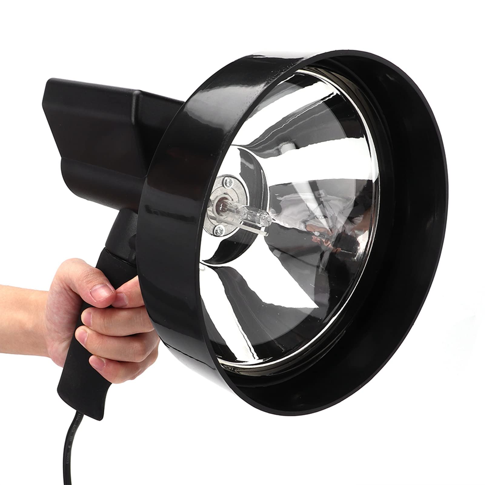 aqxreight Handheld Xenon LAMP Lightweight Portable SPOT Light for Camping Hunting Fishing (7 inch Handheld Light)