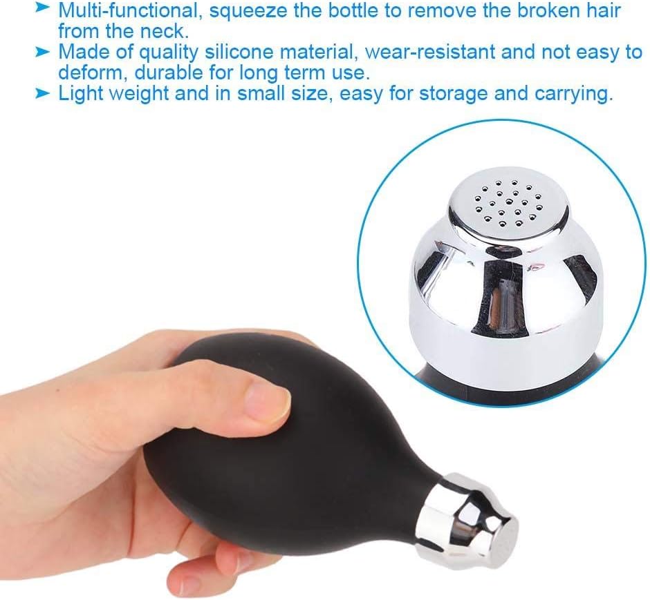 DEWIN Barber Powder Spray Bottle, Refillable Portable Silicone Dry Shampoo Powder Blower Puffer - Image 4