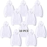 AiDiYGECO 10 pcs Sublimation Hoodies Blank Men 100 Polyester Hoodie For Sublimation
