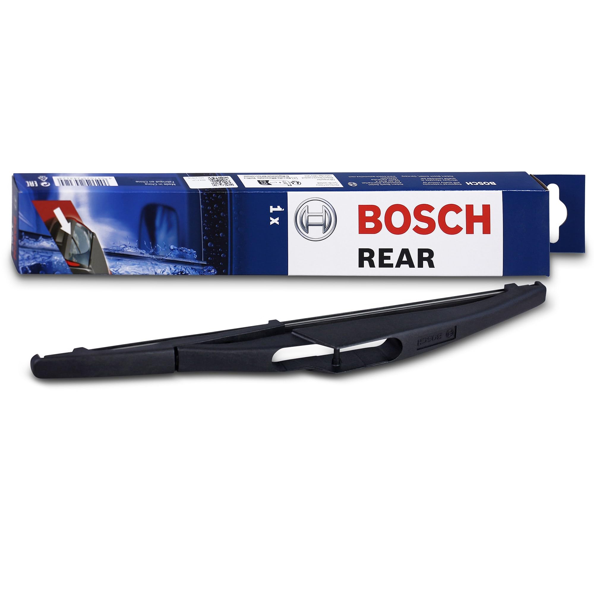 Bosch Rear Wiper H 240 - Excellent Cleaning Performance - Replacement Blade for Back Windscreen - 1 Blade, 240mm