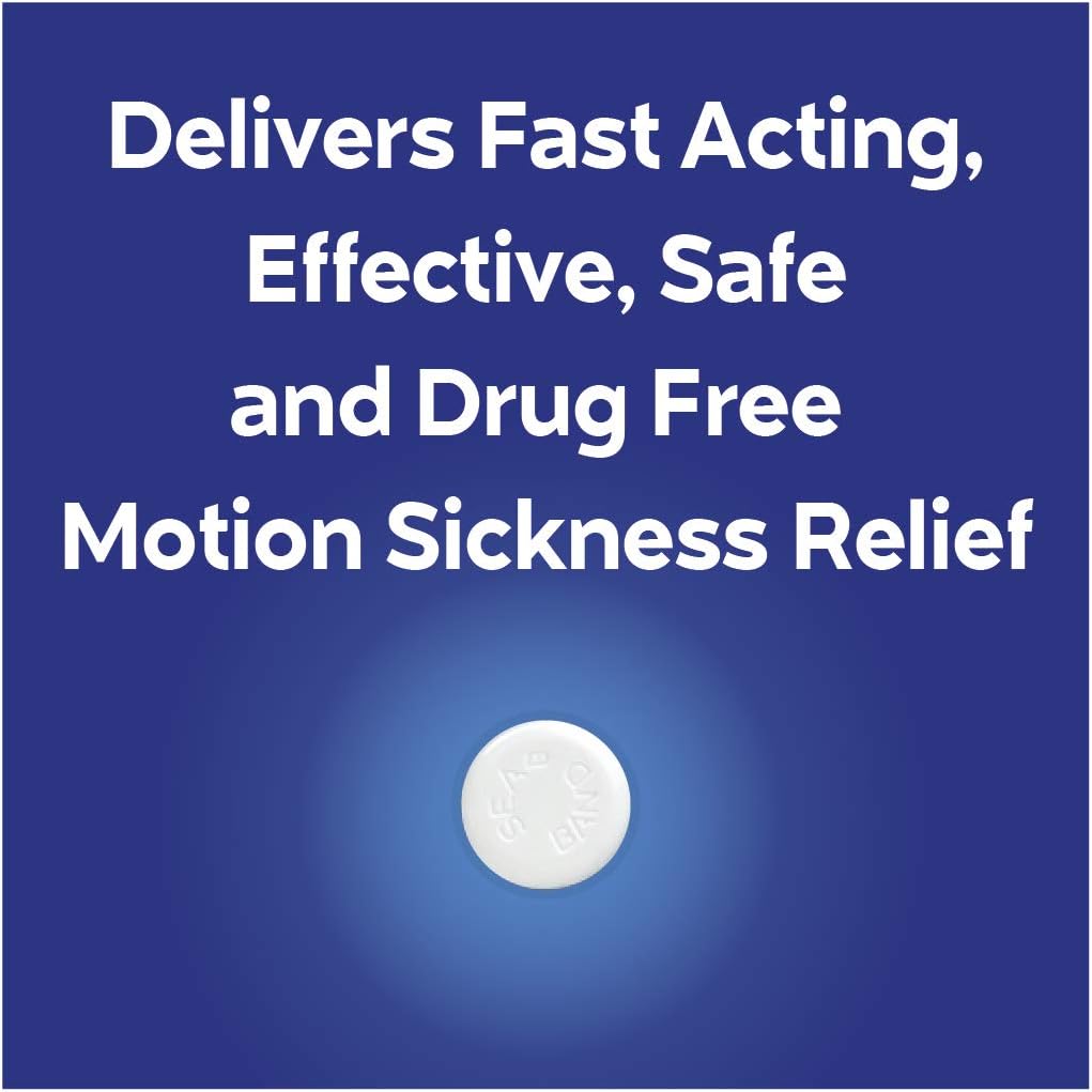 Sea-Band Anti-Nausea Acupressure Wristband for Motion or Morning Sickness, Adult, 1 Pair: Health & Personal Care