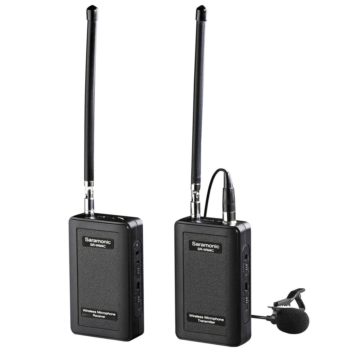 Saramonic SR-WM4C Wireless 4-Channel VHF Lavalier Omnidirectional Microphone System (200' Range)