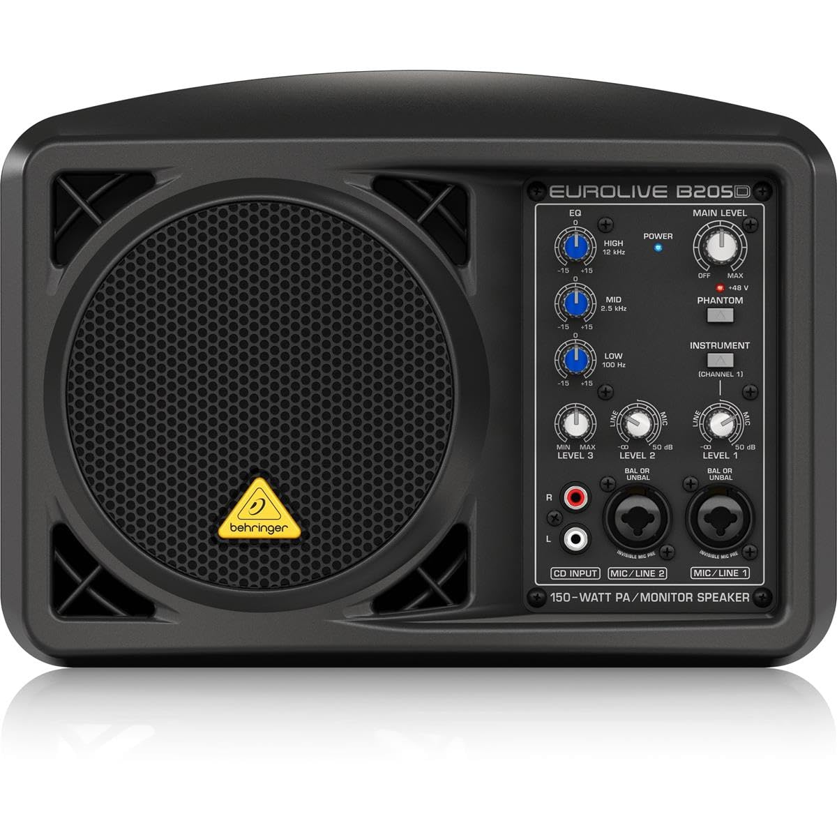 Best Price Square Pa/Monitor Speaker, 150W B205D By Behringer