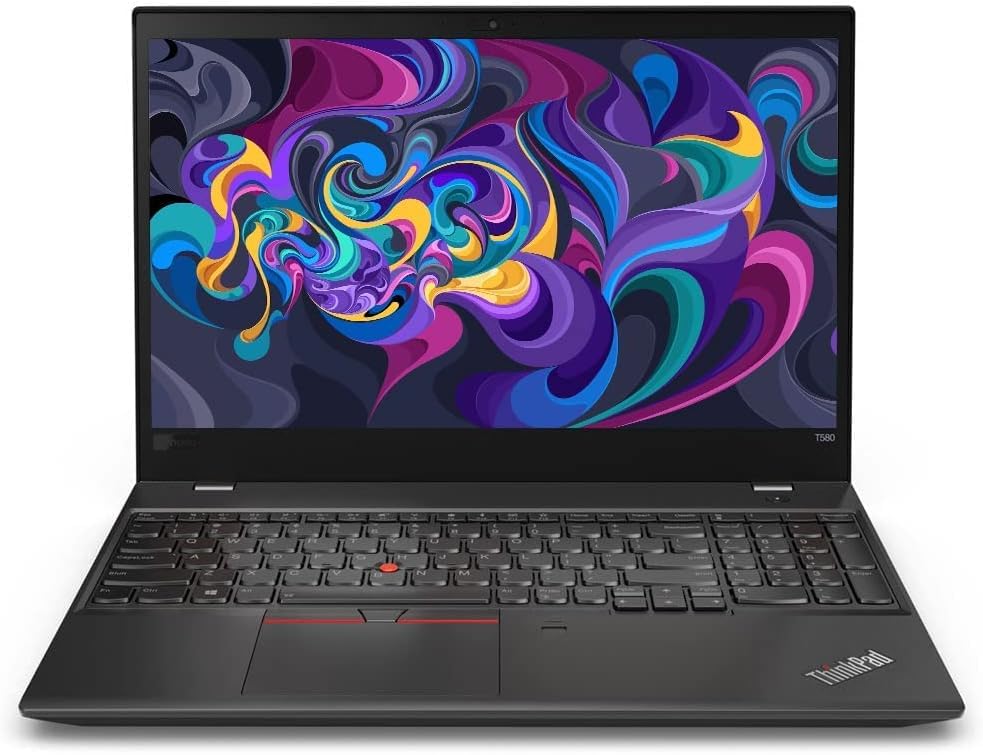 Lenovo ThinkPad T580 Business Notebook, 15.6" FHD Notebook, Intel Core i5-8250U, 16GB RAM, 256GB SS…