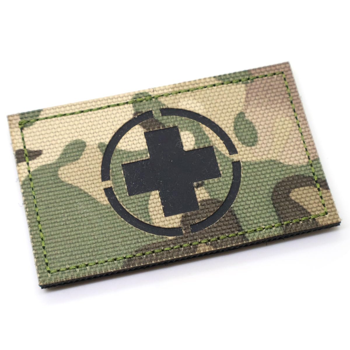 Camo IRR Medic Med Patch Hook and Loop 8x5cm First Aid Army Airsoft Badge EMS EMT Camouflage