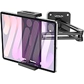 Urmust Tablet Wall Mount Holder for iPad, 360°Rotation Adjustable Tablet Stand Holder with Aluminum Extendable Arm, for iPad 