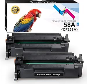 Leize Compatible Toner Cartridge Replacement for HP 58A CF258A HP Laserjet Pro M404n M404dn M404dw MFP M428fdn M428fdw M428dw M304 Printer Toner (Black, 2-Pack)