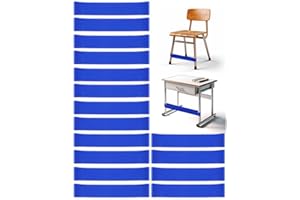 WNSIRVY 16 Pack Chair Bands for Kids with Fidgety Feet, ADHD Tools for Kids, Improve Focus & Reduce Restlessness, Chair Bands for Sensory ADHD ADD Autism - Classroom & Home Must Haves (Blue)