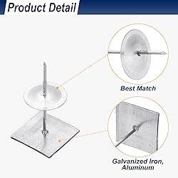 PATIKIL 30mm Self Stick Insulation Pins, 50Sets
