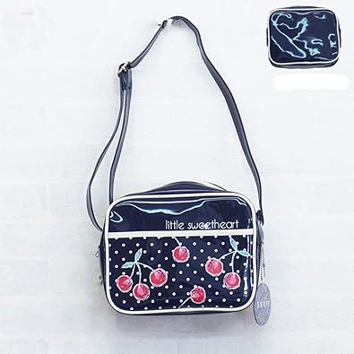 Amazon Sishunon シシュノン 合皮エナメル さくらんぼショルダー