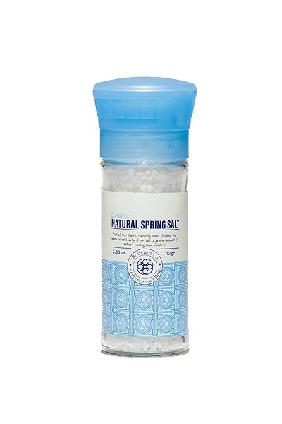 3.8OZ BODRUM CO. NATURAL SPRING SALT GRINDER –...