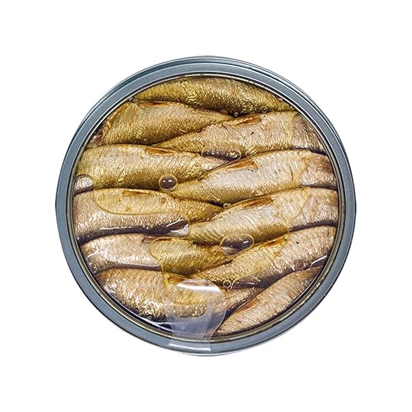 MW POLAR BRISLING SARDINES, SMOKED IN OLIVE OIL, 4.23-OUNCE