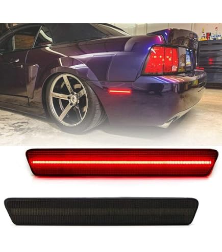 Raxiom Smoked LED Third Brake Light For 1999-2004 Mustang (Not For Cobra) - DOT Approved, Black Finish, Easy Install