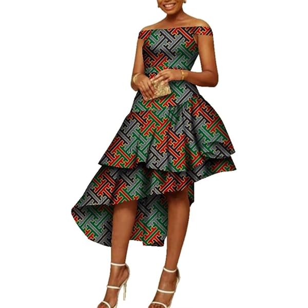 asymmetrical ankara dress Elegant Womens Asymmetrical Dress – Splendor Of Africa