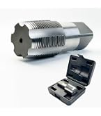 Burkit 1-1/4"-12 UNF Right Hand Thread Tap – HSS 6542 Straight Flute Machine Tap For Metal, Cast Iron, Aluminum, And Copper