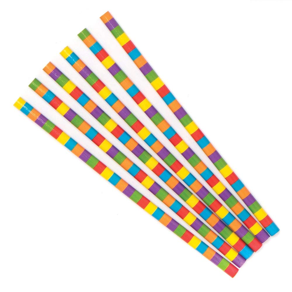 Baker Ross AT962 Rainbow Pencil Set, Pack of 12, Ideal for Kids School Set Homework, School Classwork - Image 3