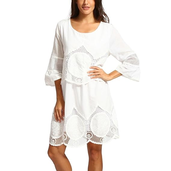 Lolittasrobe Mini Robelolittas Blanc La Mode Plus