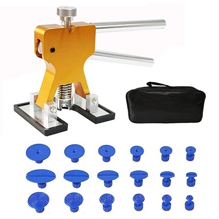 FOONEE Paintless Dent Repair Tools, Auto Dent Repair Kit Und 18 Registerkarten Hagelentfernungswerkzeuge, Einfach Zu Verwenden Für Kleine Dent Door Ding Hagelschäden Repair Door Dings Dent Repair