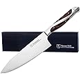 Hammer Stahl 6-Inch High Carbon Chef Knife | Versatile Cooking Knife for Chopping, Slicing & Precision Cutting | German Forged Sharp Kitchen Knife | Ergonomic Quad-Tang Pakkawood Handle & Gift Box