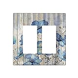 Xuejiaku Decorative Outlet Covers Boho Blue