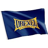Desert Cactus Drexel University DU Flag - 3 x 5 Feet Dragons Banner, Indoor/Outdoor Durable Fabric, 100% Polyester Design (Style 1)
