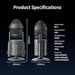 wiewoyakr Desktop Air Circulator Fan with