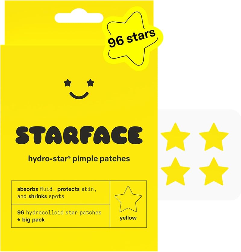 Starface Hydro-Star Yellow Hydrocolloid Pimple Patches 96 ct