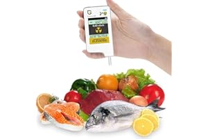 6 in 1 ECO6 Food Nitrate Tester, High Accuracy Radiation Detector Geiger Counter Water Quality Meter TDS Hardness PPM Analyze