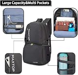 MAXTOP 40L Backpack Ultra Lightweight Packable Foldable Rucksack Water Resistant view 3