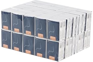 Sandmovie 100 Packs Travel Size Facial Tissue, Pocket Tissues Packs, 4-Ply, Soft