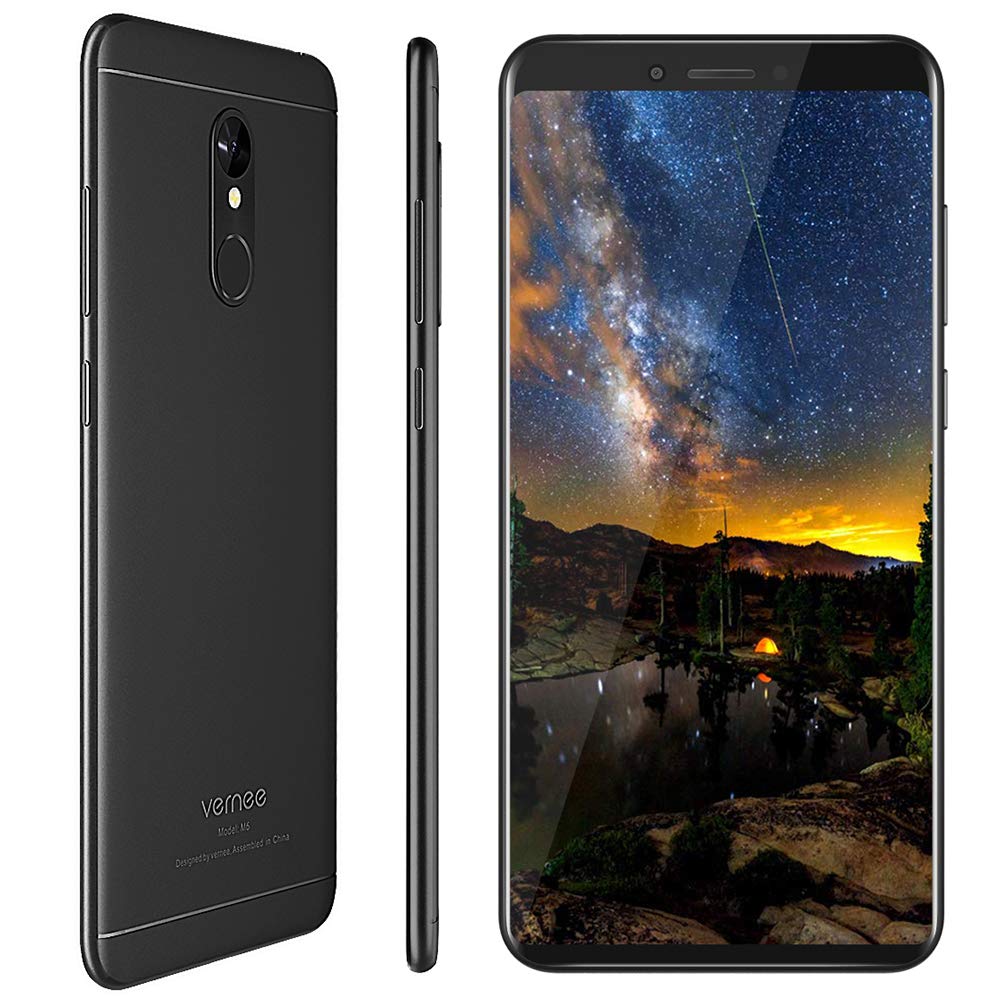 Vernee M6 Smartphone 4G de Pantalla Grande 5.7 Pulgadas, Cámara Dual 16MP+13MP, (4GB RAM 64GB Memoria Interna), Octa-Core 1.5GHz, Móviles...