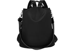 GDSAFS Anti-theft Multi-purpose Large Capacity Oxford Cloth Lightweight Shoulder Bag, Waterproof Shoulder Bags Commuter Bag (Black)