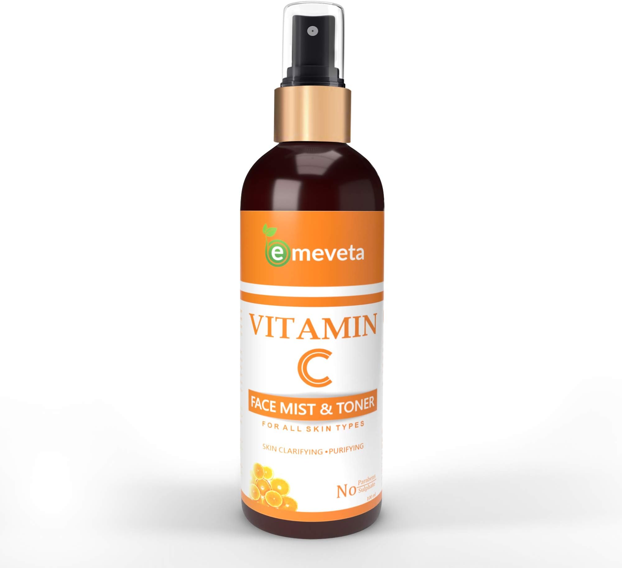 EMEVETA 100ml Vitamin C Face Mist & Toner for Skin Clarifying and Purifying