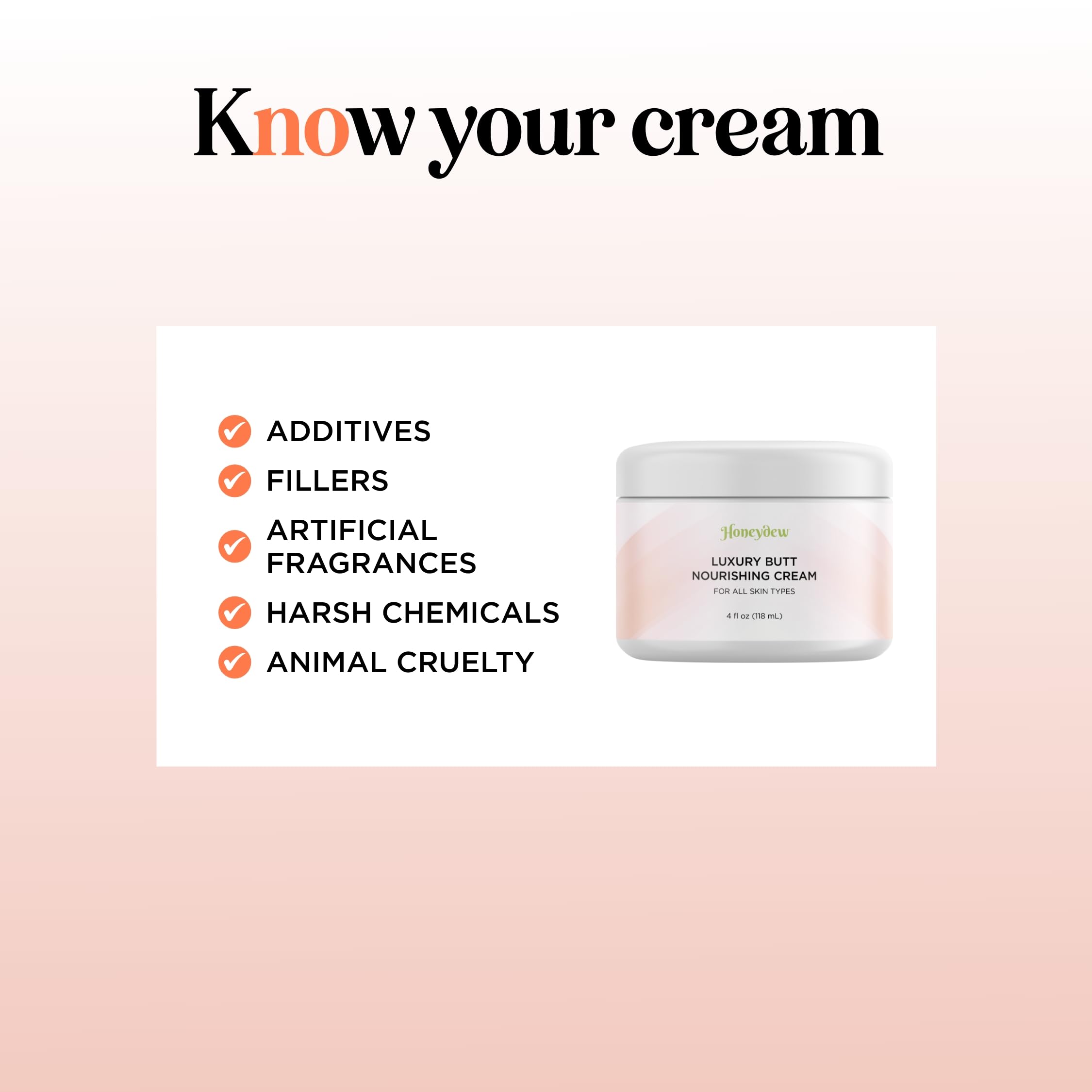 Deeply Moisturizing Butt Enhancement Cream - Firming & Nourishing with Cocoa Butter, Shea, Vitamin E & Coconut Oil (4 Fl Oz)