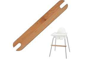 Yeah Baby Goods Adjustable Footrest for IKEA Antilop High Chair (Cherry) - Attachable Foot Rest for High Chair w/Support Clamps - Stable IKEA High Chair Footrest for Safer Mealtimes
