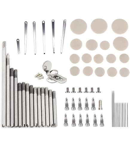 Complete Clarinet Repair Kit For Yamaha - 17 Double Skin Pads & 4 Tenon Corks With Tools