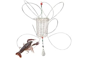 Crab Snares for Fishing Rods - Stainless Steel Trapping Artifact with 8-Loop,Crab Fishing Gear - for Lobster Crawfish Fish Ba