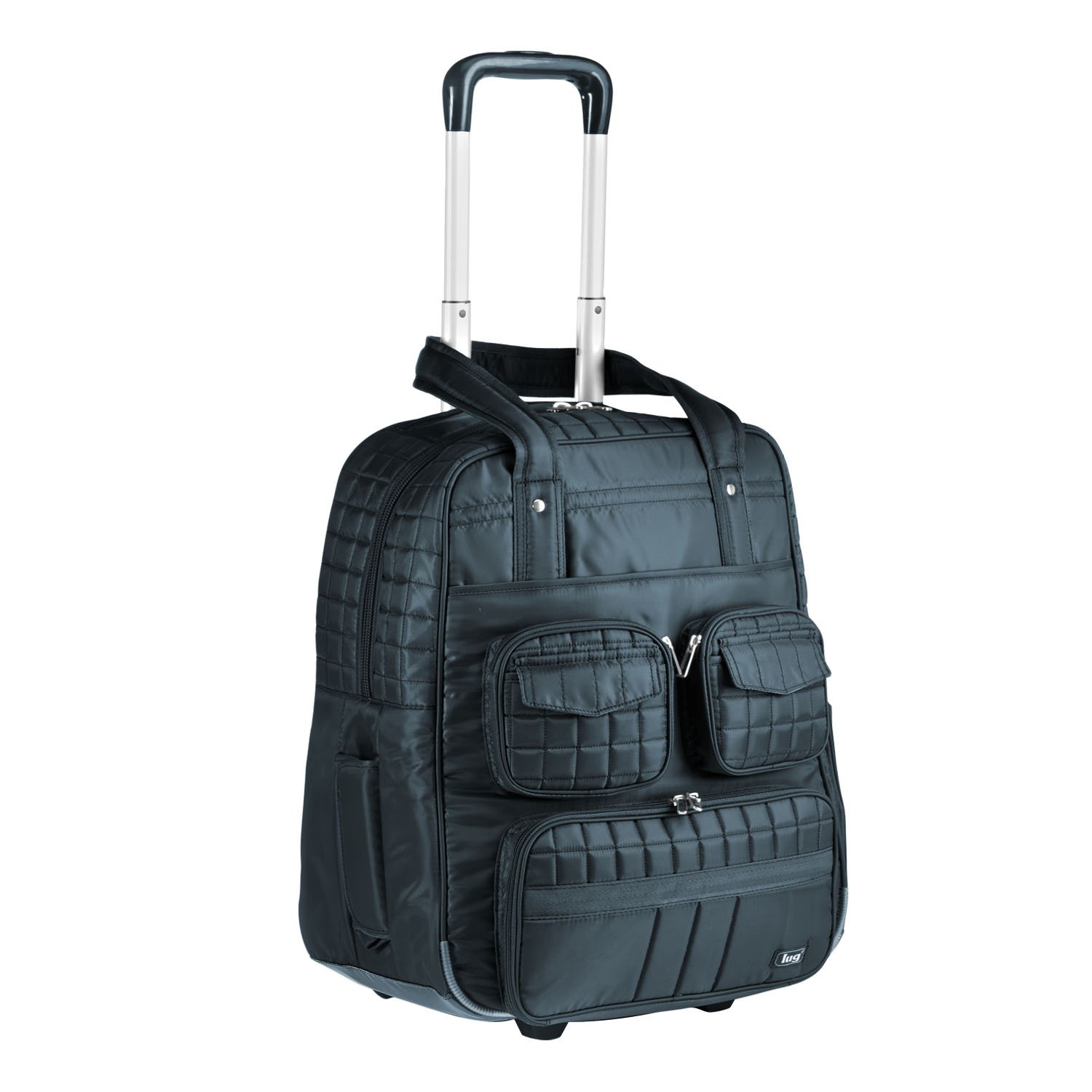 Lug Life Puddle Jumper Wheelie Bag in MIDNIGHT BLACK