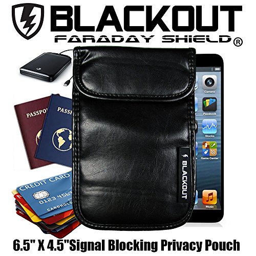 RFID Blocking Privacy Bag Faraday Cage EMP BLACKOUT Bags